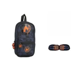 Aktion ⭐ Rucksack Mit Federtaschen Nerf Marineblau 🧨 -T.I.P. Verkaufsladen unnamed file 1027