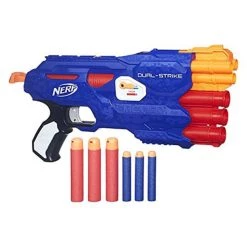 Am billigsten 🤩 Nerf N-Strike Elite Dual-Strike B4620EU4 😉
