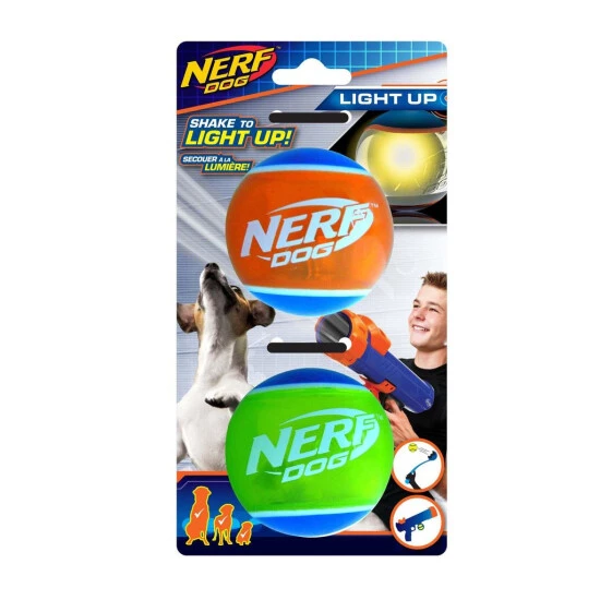 Bestes Angebot 🎁 Nerf - Hundeball, LED 2er-Pack BT4309 (Einheitsgröße) (Blau/Grün/Orange) ⌛ 1 Bestes Angebot 🎁 Nerf - Hundeball, LED 2er-Pack BT4309 (Einheitsgröße) (Blau/Grün/Orange) ⌛