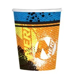 Rabatt 🤩 NERF Partybecher Papier 266 Ml Orange/blau 8 Stück 🧨
