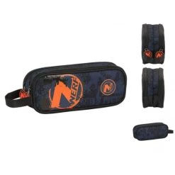 Brandneu 💯 Schlamperrolle Allzwecktasche Nerf Marineblau Federtasche ⌛