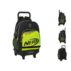 Schlussverkauf 💯 Schulrucksack Mit Rädern Nerf Neon Schwarz Neongrün (33 X 45 X 22 Cm) 😀 -T.I.P. Verkaufsladen unnamed file 1305
