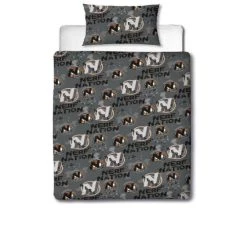 Auslauf ✔️ Nerf - Bettwäsche-Set, Explosion AG1621 (Einzelbett) (Grau/Orange/Schwarz) 😉