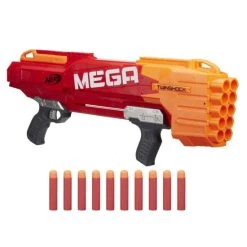 Budget 🛒 Nerf MEGA Twinshock B9894EU4, Orange/Rot ❤️